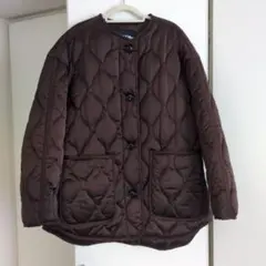 ZARA ブラウン キルティングジャケット