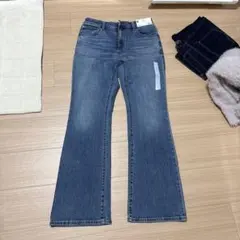 【L】ミドルライズフレアジーンズ GU 新品未使用タグ有