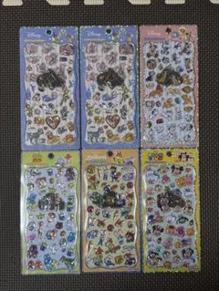 【正規品】プチドロップステッカーシール　ディズニー6枚セット