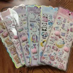 S おしりシール　おしりぷにぷにシール　立体シール　3Dシール マシュマロシール