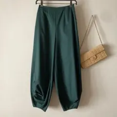 エンフォルド＊張り感グログランウール ストレッチ ボリューム バルーンパンツのサムネイル