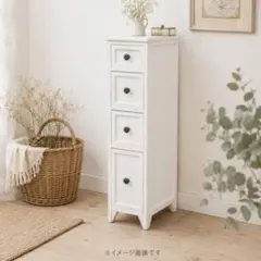 新品】アンティーク調 テレビ台 クリスタル調ハンドル 幅72㎝ ホワイト