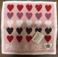 PAUL & JOE ハート柄タオルハンカチ