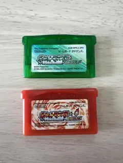 ポケットモンスター　ゲームボーイアドバンス　エメラルド　ファイヤレッド
