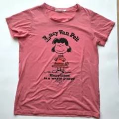UNIQLO UT ピーナッツ ルーシー Tシャツ ピンク XL