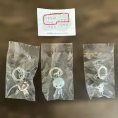 エヴァンゲリオン　めじるしアクセサリー　シンジ　レイ　マリ　3点