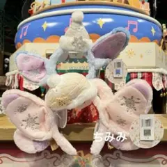 即日発送❣️上海ディズニー　スティッチとエンジェル　カチューシャ2点セット