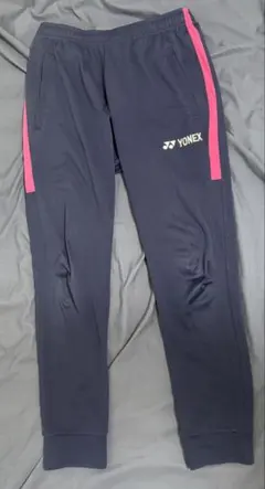 YONEX ウォームアップパンツ M ネイビー/ピンク