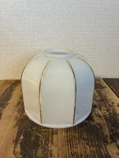 昭和レトロ　ガラス　ランプシェード　天井照明　アンティーク　電傘