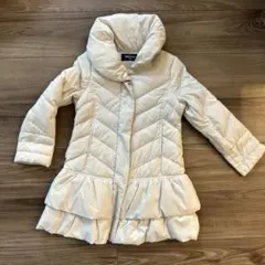 極美品⭐︎ COMME CA FILLE フリル付きダウンコート 120A