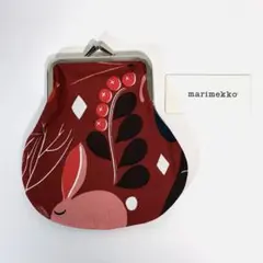 【希少】marimekko　マリメッコ　がま口　ポーチ
