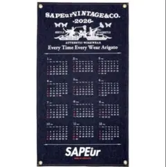 sapeurサプール 2026年 デニムカレンダー 壁掛け