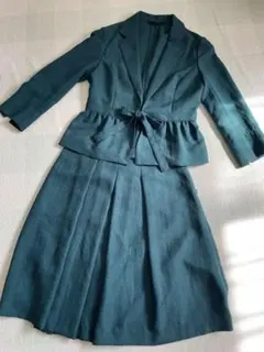 美品！アナイ　セットアップ　グリーンスーツ　S
