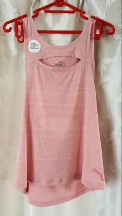 PUMA ピンク タンクトップ 前後着用可能