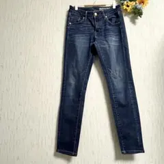 AMERICAN HOLICスキニーデニム ダークブルー S ストレッチ スリム