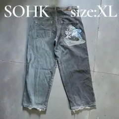 SOHK スクールオブハードノックス デニム バギーパンツ HIPHOPスト系のサムネイル