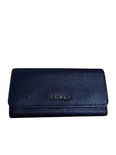 FURLA ブラック レザーキーケース