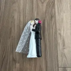 ウェディング ケーキトッパー 新郎新婦 フィギュア