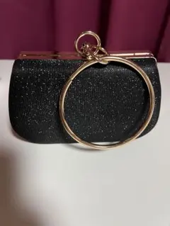 パーティバッグ クラッチバッグ(ゴールドチェーン付属)