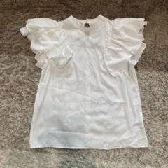 MISCH MASCH フリルスリーブ ブラウス 白 タグ付き　新品