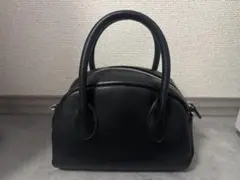 ミニボストンバッグ　ショルダー付き　2way 黒　ブラックのサムネイル