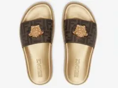 FENDI ROMA 厚底 サンダル フェンディ 厚底サンダル - メルカリ