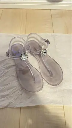 FABIO RUSCONI クリスタル　サンダル　size 38