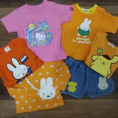 ミッフィー 　キティちゃん　ポムポムプリン　Tシャツ　パンツ　女の子　ロンT
