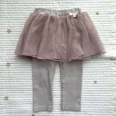 プティマイン　チュールスカート付き　スパッツ　90cm