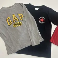 コンバース140センチギャップ120センチ 長袖tシャツ