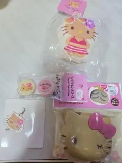 日焼けキティ　ダイソーセリア4点セット