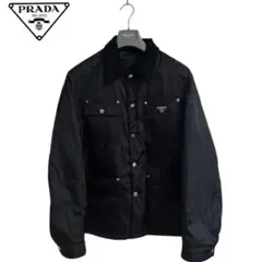 PRADA プラダ　ジャケット　カバーオール　コットン　新品未使用　L ブラック 2025年最新】PRADA カバーオールの人気アイテム - メルカリ