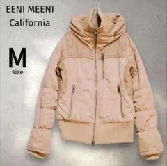【エニミニ カリフォルニア】ダウンジャケット 襟2WAY キャメル系 М
