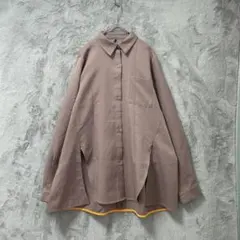Solace♡レディース バックシャン シャツ ブラウス 長袖 Freeのサムネイル