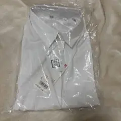 ユニクロ　ホワイト長袖シャツ Lサイズ イージーケア