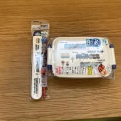 【新品】Skater 弁当箱・箸セット GO!GO! TRAINのサムネイル