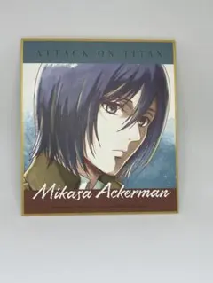 進撃の巨人 ミカサ　トレーディング ミニ色紙