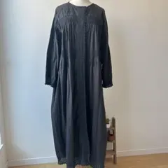 サマンサモスモス　羽織れるマキシワンピース　ダークブラウン