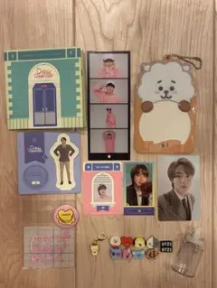 BTS Festa 2021 ジン Jin トレカ RJ バッジ ケース グッズ