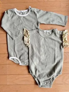 【美品】pair manonロンパース 80サイズ2枚セット