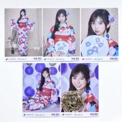 硬質ケース　乃木坂46 生写真　浴衣　2025 5種コンプ　長嶋凛桜
