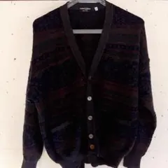 イタリア　ALBERT DANTI 毛100% カーディガン メンズM
