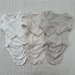 H&M 長袖　ボディースーツ オーガニックコットン　新生児　60㎝