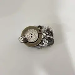 ボタンのピルケース　お薬ケース　レジン　ウィッシュコア　韓国　森ガール　y2k