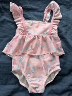 ドキンちゃん＆コキンちゃんピンク フリル ベビー水着 ワンピース　100サイズ