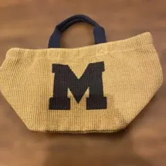 FABRICO トートバック　イニシャルM 麻