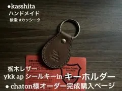 ● chaton様購入ykk apシールキーホルダー/キーケース●カッシータ