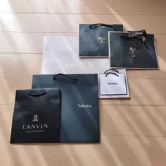 ブランド ショッパー ショップバッグ 紙袋 6枚セット まとめ売り シャネル他