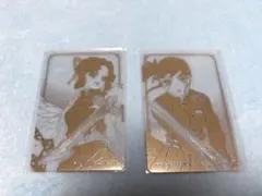 鬼滅の刃　箔カードコレクション　胡蝶しのぶ　栗花落カナヲ