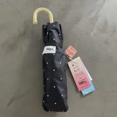 【タグ付き新品】Wpc. 折りたたみ日傘 ドット柄のサムネイル